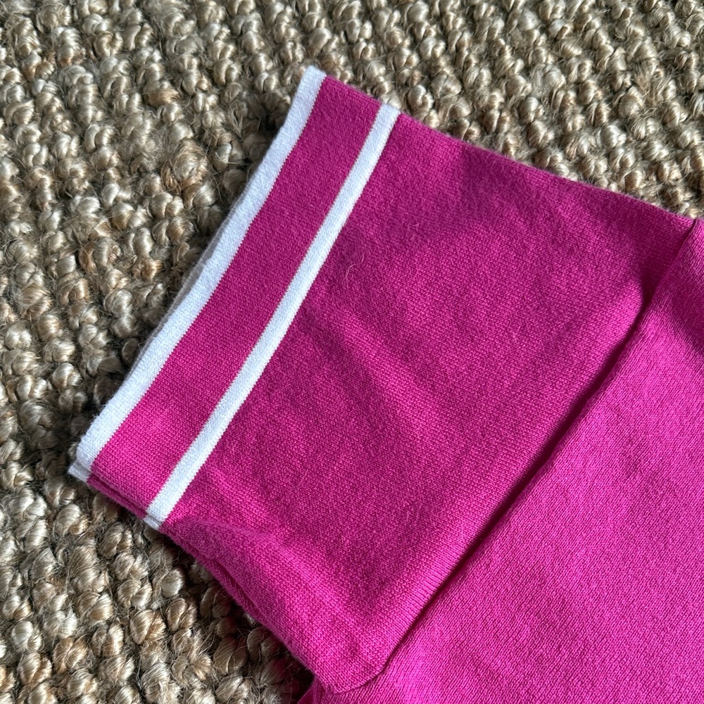 ⚜️ MICHAEL KORS Women’s Fuchsia Short Sleeve Sweater Size Small ⚜️ - Picture 6 of 15